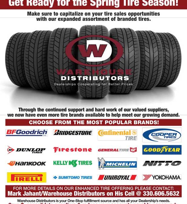 Get Ready for the Spring Tire Season!